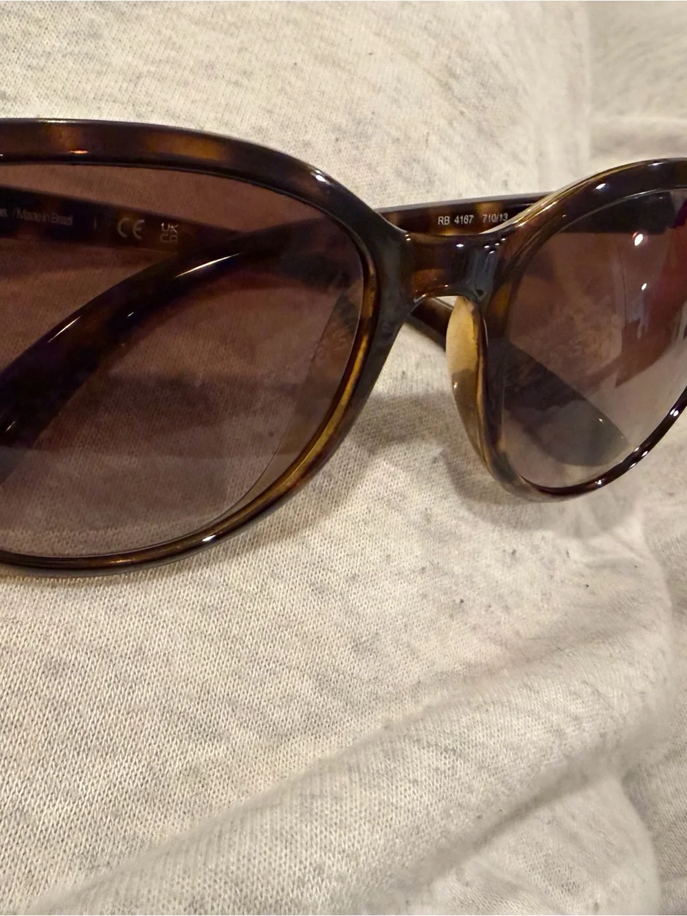 Ray-Ban Brown Tortoise Oversized Sunglasses